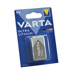 Батарейки VARTA ULTRA LITHIUM 9V BL1 Крона - (блистер 1шт) - фото 34774
