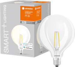 Лампа Светодиодная   LEDVANCE SMART+ Filament Globe Dimmable 60 5,5W E27 - фото 34883