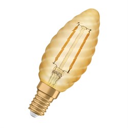 Лампа светодиодная филаментная OSRAM Vintage 1906 BW, 120 лм, 1,5Вт (замена 12Вт), 2400K (теплый бел - фото 35148