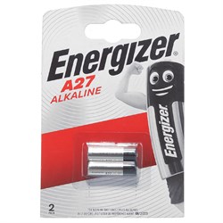 Батарейки ENERGIZER Alkaline LR27 / A27 / MN27 BL2 - (блистер 2шт) - фото 37310
