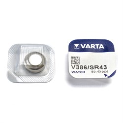 Батарейки серебряно-цинковые VARTA SR386 BL1 (блистер 1шт) - фото 37390