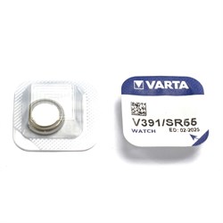 Батарейки серебряно-цинковые VARTA SR391 BL1 (блистер 1шт) - фото 37401