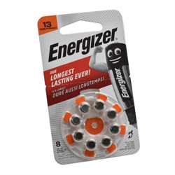 Батарейки для слуховых аппаратов ENERGIZER Zinc Air PR48 / 13 / ZA13 BL8 - (блистер 8шт) - фото 37605
