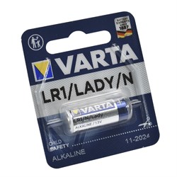 Батарейки алкалиновые VARTA LR1 BL1 - (блистер 1шт) - фото 37657