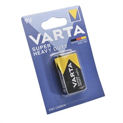 Батарейки VARTA SUPERLIFE 2022 6F22 BL1 Крона - (в пленке 1шт) - фото 37659