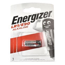 Батарейки ENERGIZER Alkaline LR1/E90 BL1 - (блистер 1шт) - фото 37770
