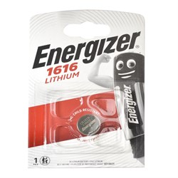 Батарейки литиевые ENERGIZER Lithium CR 1616 BL1 - (блистер 1шт) - фото 37795