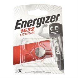 Батарейки литиевые ENERGIZER Lithium CR1632 BL1 - (блистер 1шт) - фото 37797