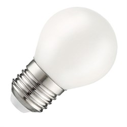 Лампа Gauss Filament Шар 9W 590lm 3000К Е27 milky LED 1/10/50 - фото 38267