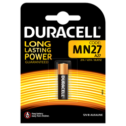 Батарейки DURACELL MN27 BL1  (блистер 1шт) - фото 38862