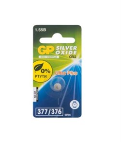 Батарейки серебряно-цинковые GP 377F-7CR1 - фото 39148