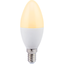 Свеча Ecola candle   LED  7,0W 220V E14 золотистая   (композит) 105x37 - фото 40902