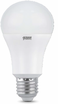 Лампа Gauss Elementary A60 15W 1320lm 3000K E27 LED 1/10/50 - фото 40996