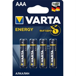 Батарейки VARTA ENERGY AAA BL4 (блистер 4шт) - фото 41070