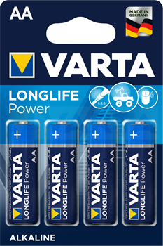 Батарейки VARTA LONGLIFE POWER LR06/AA BL4 (блистер 4шт) - фото 41075