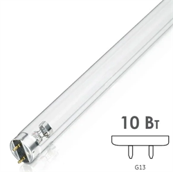 Лампа бактерицидная LightBest LBC 10W T8 G13 - фото 41083