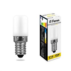 Лампа светодиодная FERON LB-10, для холодильника (капсульная), 2W 230V E14 2700К (белый теплый) - фото 41121