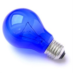 Лампа накаливания Минина LightBest LBH 60W 220V синяя - фото 41157