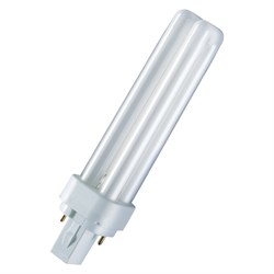 Лампа компактная люминесцентная Osram Dulux D 18W/840 G24d-2 холодно-белая - фото 41222