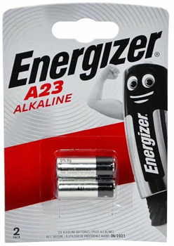 Батарейки ENERGIZER Alkaline LR23 / А23 / MN21 BL2 - (блистер 2 шт) - фото 41256