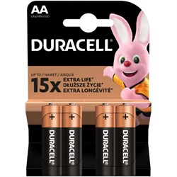 Батарейки Duracell LR6-4BL BASIC (блистер 4шт) - фото 41350