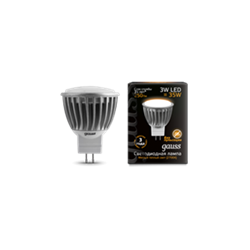 Лампа Gauss LED D35*45 3W SMD MR11 AC220-240V GU4 2700K FROST - фото 7455