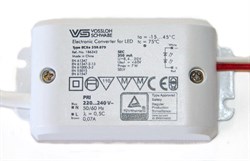Драйвер  для светодиодов VS ECXe  350.079* 8.6-22V/7.7W 82x42x23 мм  -    - фото 7845