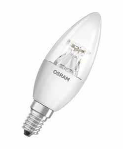 Лампа PARATHOM  CLAS B 40 6W 827 clear 220V E14  DIM 470lm d38x105 OSRAM LED-  - фото 8017
