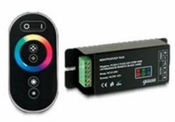 Контроллер для RGB 144W 12А с сенсорным пультом управления цветом (черный) - фото 8840
