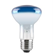 Лампа GE 40R63/B/E27 230V       (зеркальная D63mm синяя прозрачная) -  