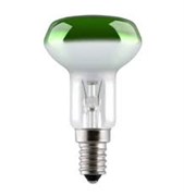 Лампа GE 40R50/G/E14  230V      (зеркальная D50mm зелёная прозрачная) -  