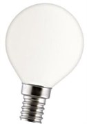 Лампа GE  60DK1/O/E14 230V 2/20 -   шарик  КРИПТОН опаловый d=45