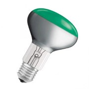  Лампа зеркальная (зеленая) D=80мм, цоколь Е27 CONC. R80 SP GREEN 60W 230V.