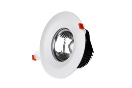 Встраиваемый светодиодный светильник SKAPE 50W/840 24гр. d=225мм, белый -  