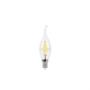 Лампа светодиодная LED 7вт Е14 теплый свеча на ветру FILAMENT (LB-67) Feron