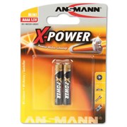 Батарейки ANSMANN X-POWER 1510-0005 AAAA BL2