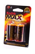 Батарейки средние Kodak Max LR14 BL2