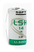 Батарейки литиевые SAFT LSH 14 CNR C с лепестковыми выводами