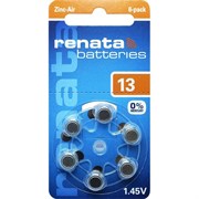 Батарейки для слуховых аппаратов RENATA Zinc-Air 13 BL6