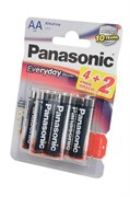 Батарейки Panasonic Everyday Power LR6EPS/6BP 4+2F LR6 4+2шт BL6