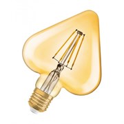 Лампа Vintage 1906 LED CL HEART  FIL GOLD 40  4,5W/824 E27 165x125мм - сердце OSRAM