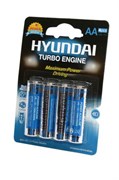 Батарейки HYUNDAI POWER ALKALINE LR6 BL4