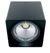 FL-LED CUPSPOT Quad 30W Black 4000K 3000Lm квадратный 30Вт 160*165мм
