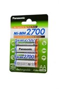 Аккумулятор  Ni-MH Panasonic BK-3HGAE/4BE 2700мАч AA BL4