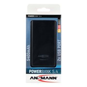 Внешний аккумулятор ANSMANN 1700-0066 Powerbank 5400мАч в комплекте с шнуром USB-microUSB BL1 -  