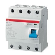 Выключатель дифференциального тока (УЗО) 4п 125А 300мА F204 АС (F204 AC-125/0,3)