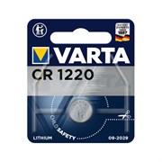 Батарейки литиевые VARTA ELECTRONICS CR1220 6131 BL1 - (блистер 1шт) 4008496276899