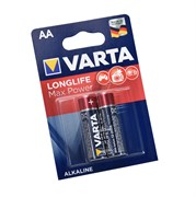 Батарейка VARTA LONGLIFE MAX POWER LR6 AA BL2 - (блистер 2шт)