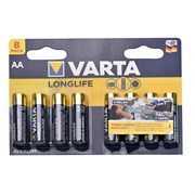 Батарейки VARTA LONGLIFE AA бл. 8 - (блистер 8шт)