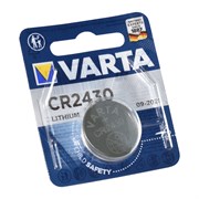 Батарейка VARTA ELECTRONICS CR2430 6430 BL1 - (блистер 1шт)